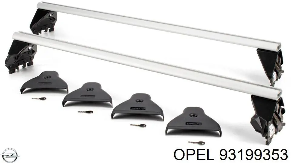 Compre 1732541 General Motors Travessas de porta-malas do teto, kit