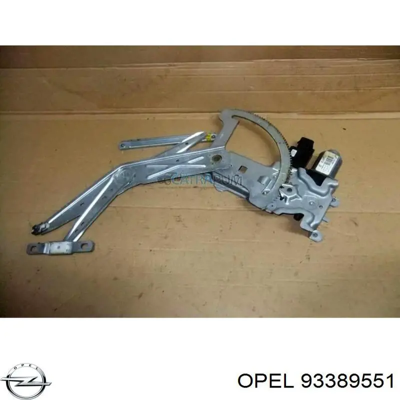 93389551 Opel Motor de acionamento de vidro da porta dianteira esquerda