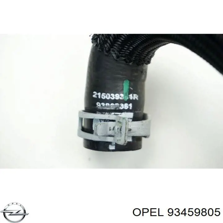 93866063 Peugeot/Citroen Mangueira (cano derivado) do radiador de esfriamento superior