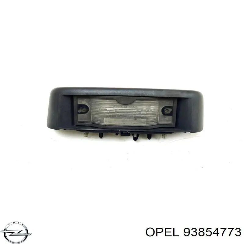 93854773 Opel Lanterna da luz de fundo de matrícula traseira