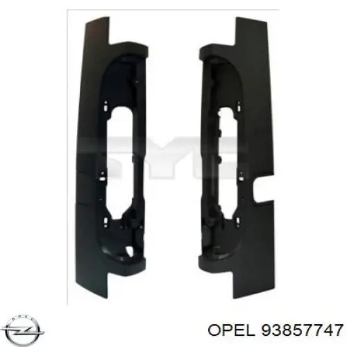 Placa sobreposta da luz traseira Opel 4416787 preço, a partir de 59,98 USD