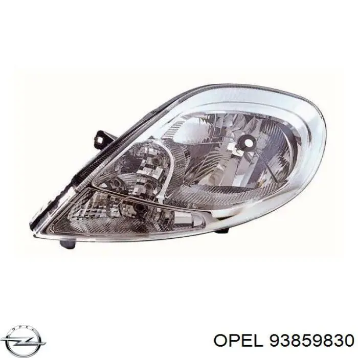93859830 Opel Luz direita
