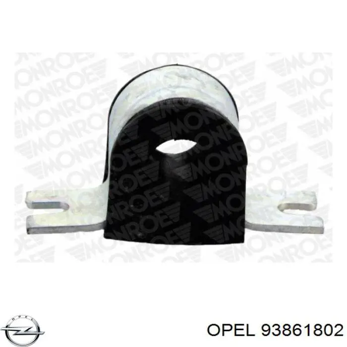 93861802 Opel Estabilizador dianteiro