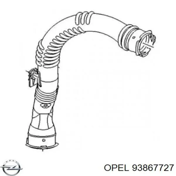 Mangueira (cano derivado) de intercooler Opel 93867727 preço, a partir de 61,74 USD