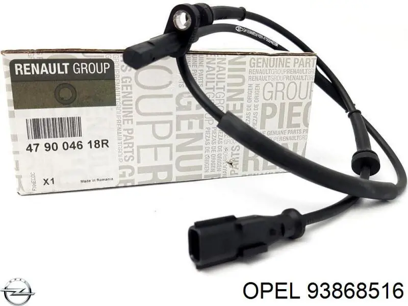 93868516 General Motors Sensor ABS traseiro