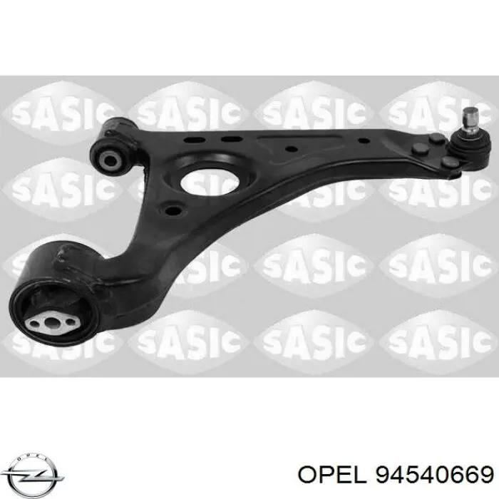 Braço oscilante inferior direito de suspensão dianteira Opel 94540669 preço, a partir de 83,57 USD