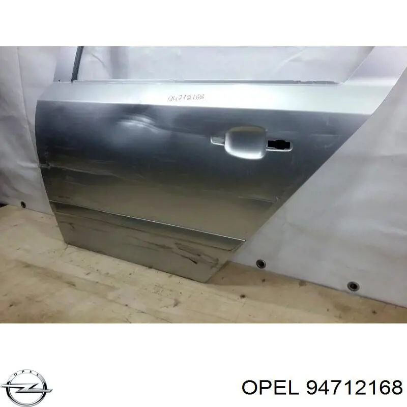 94712168 Opel Porta traseira esquerda