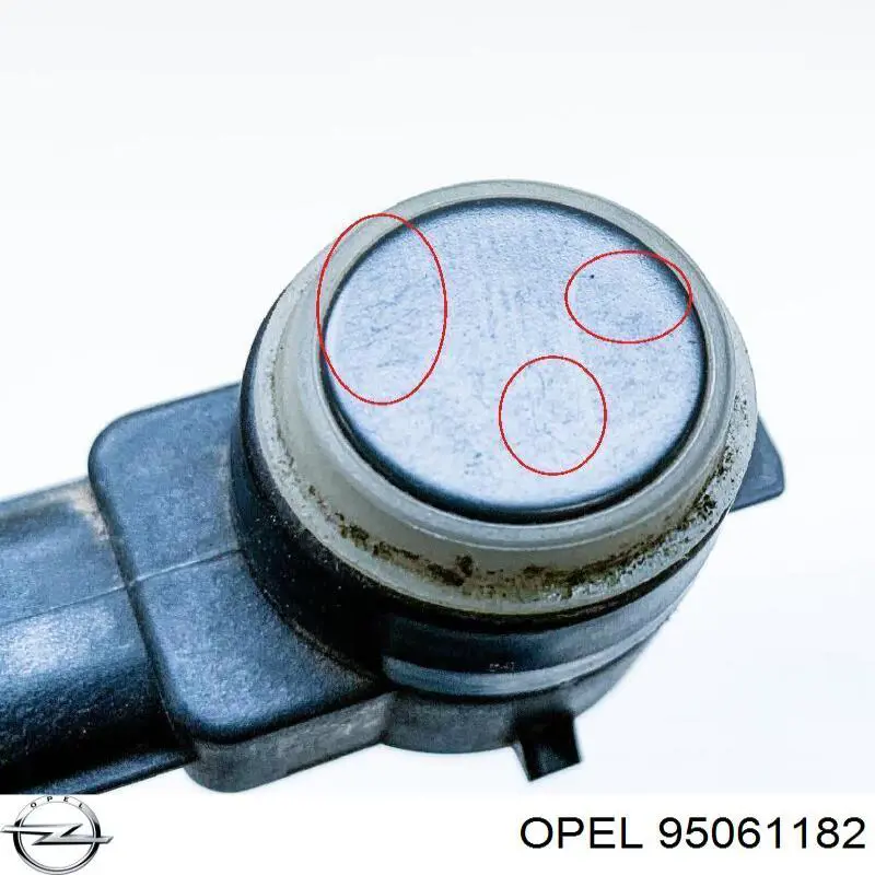 95061182 Opel Sensor traseiro de sinalização de estacionamento (sensor de estacionamento)