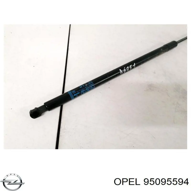 Amortecedor de tampa de porta-malas (de 3ª/5ª porta traseira) Opel 95095594 preço, a partir de 21,94 USD