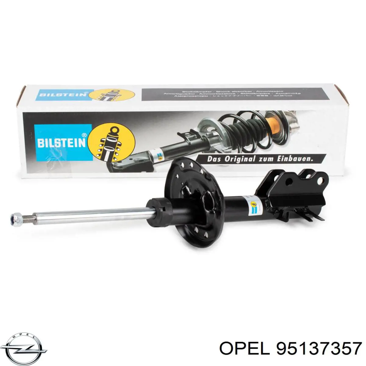 95137357 Opel Amortecedor dianteiro esquerdo
