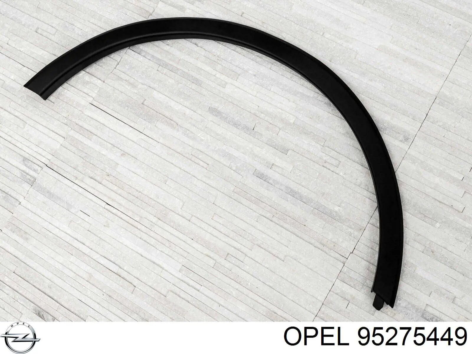 95275449 Opel Expansor (placa sobreposta) de arco do pára-lama dianteiro direito