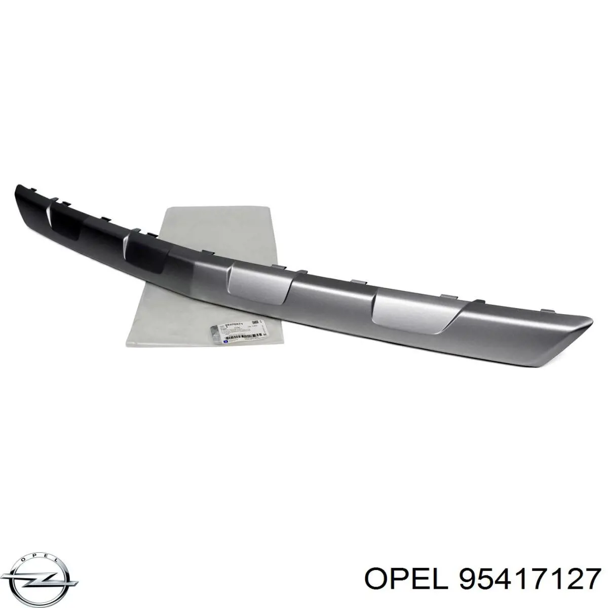 95417127 Opel Painel de fixação de matrícula dianteira