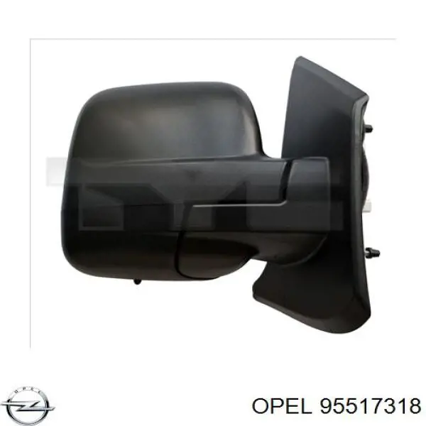 Espelho de retrovisão esquerdo Opel 95517318 preço, a partir de 161,74 USD