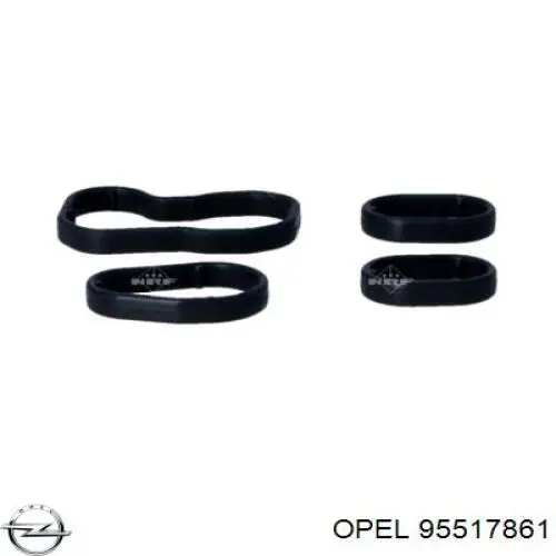 Compre 95517861 Opel Radiador de óleo (frigorífico), debaixo de filtro
