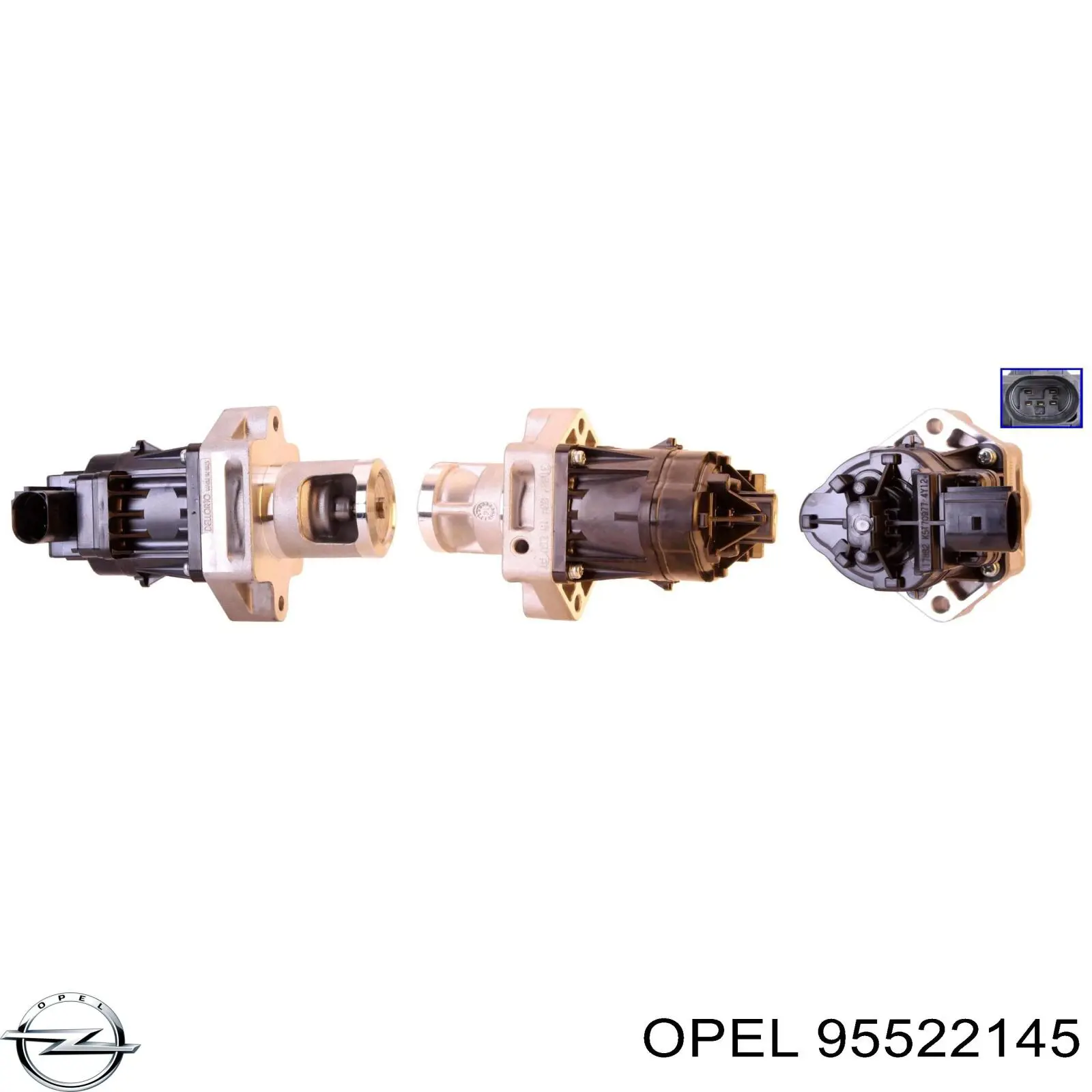 Válvula EGR de recirculação dos gases Opel 95522145 preço, a partir de 225,65 USD