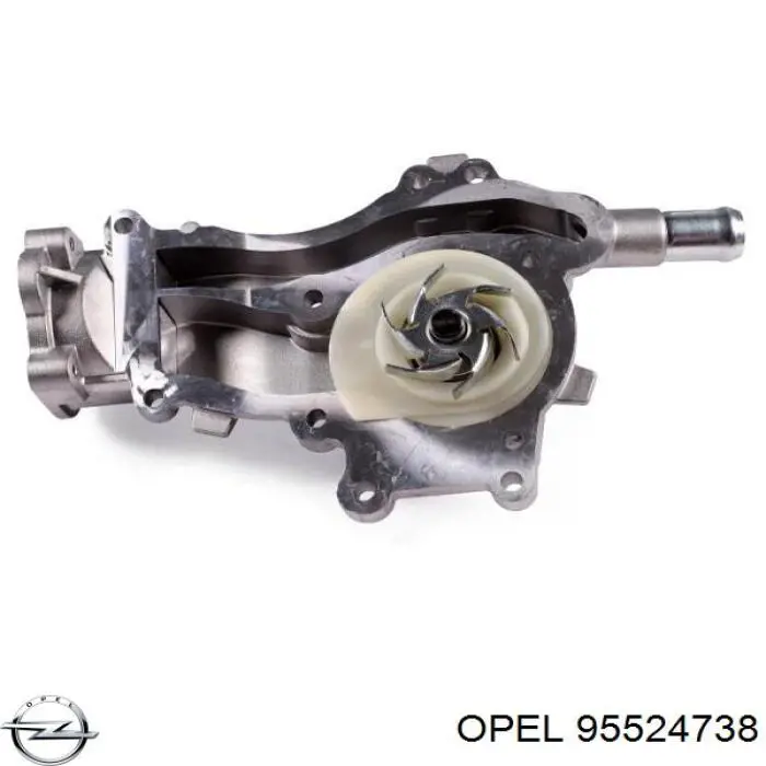 Compre 95524738 Opel Bomba de água (bomba) de esfriamento