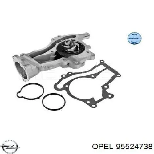 Bomba de água (bomba) de esfriamento Opel 95524738 preço, a partir de 56,35 USD