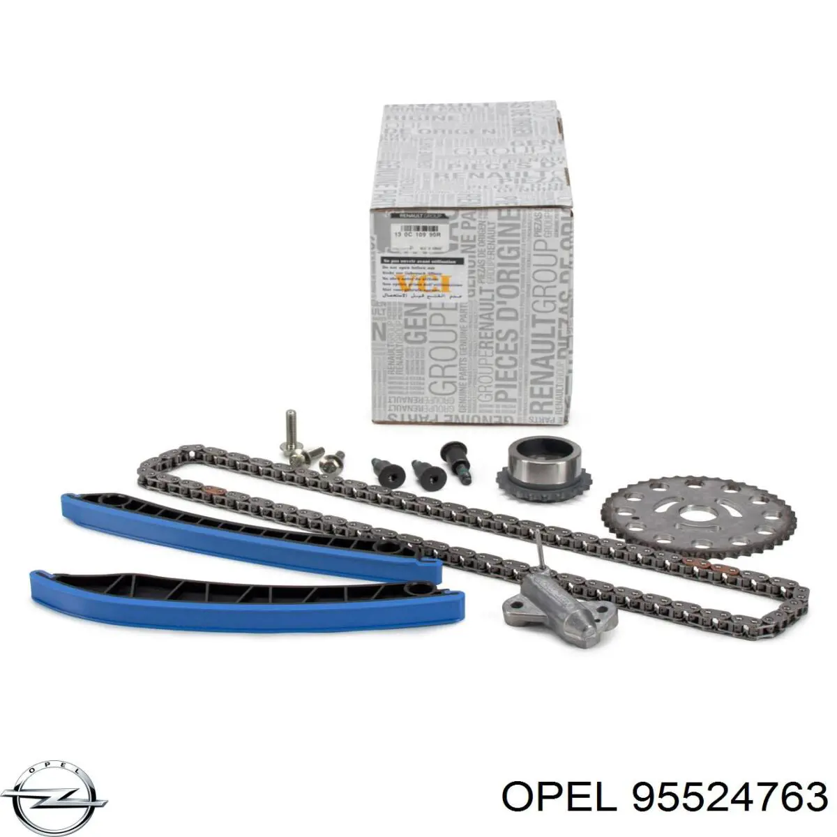 95524763 Opel Cadeia do mecanismo de distribuição de gás, kit