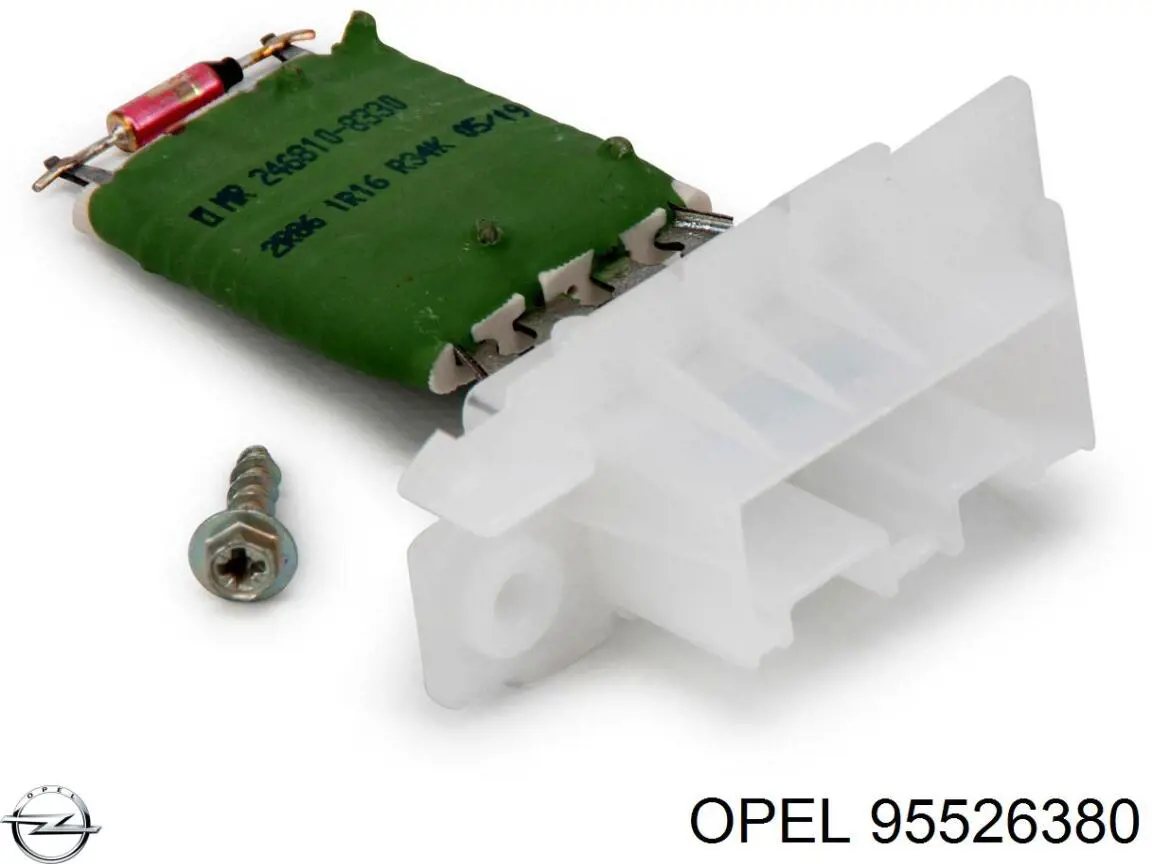 Resistor (resistência) de ventilador de forno (de aquecedor de salão) Opel 95526380 preço, a partir de 54,13 USD