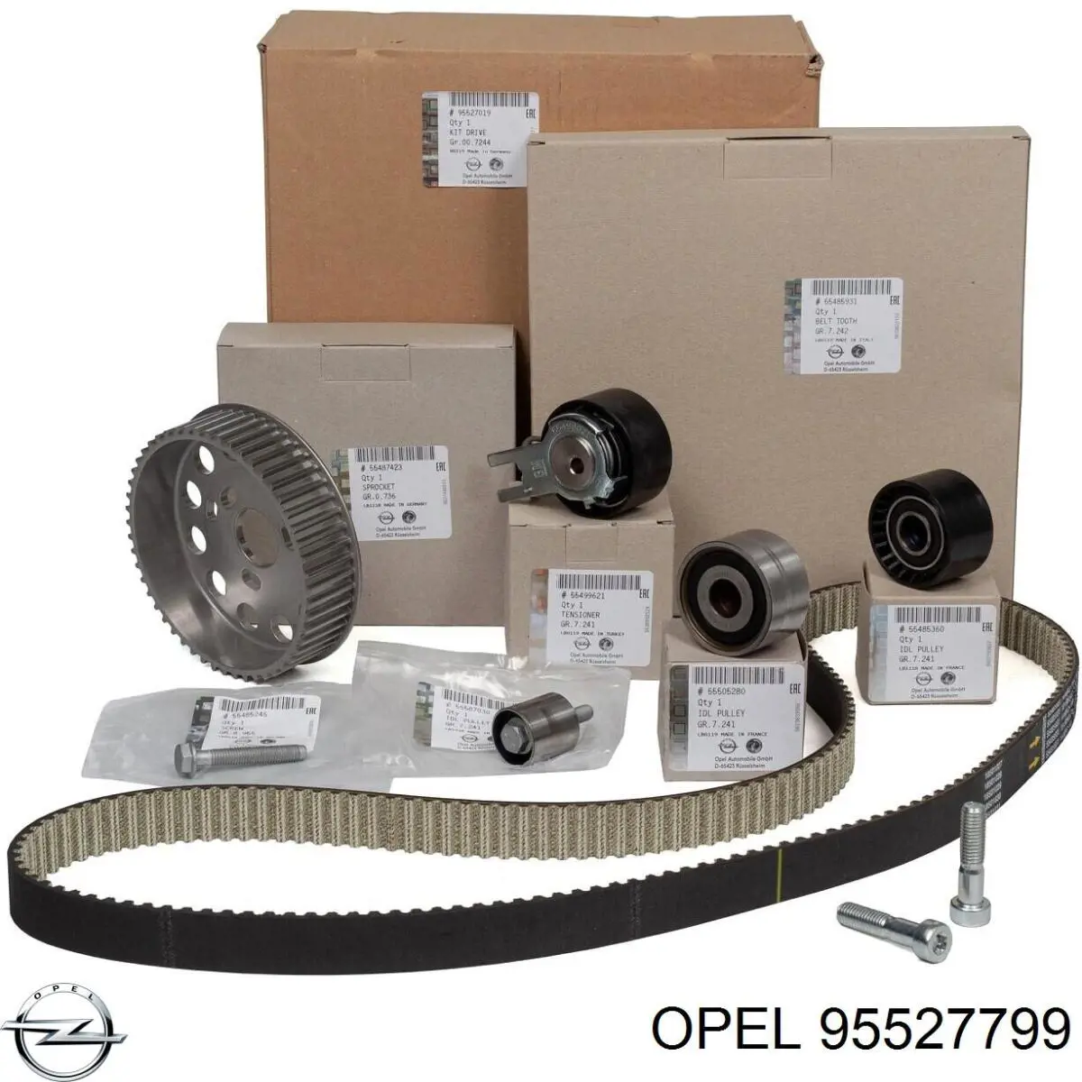Cadeia do mecanismo de distribuição de gás, kit General Motors 95527799 preço, a partir de 90,77 USD