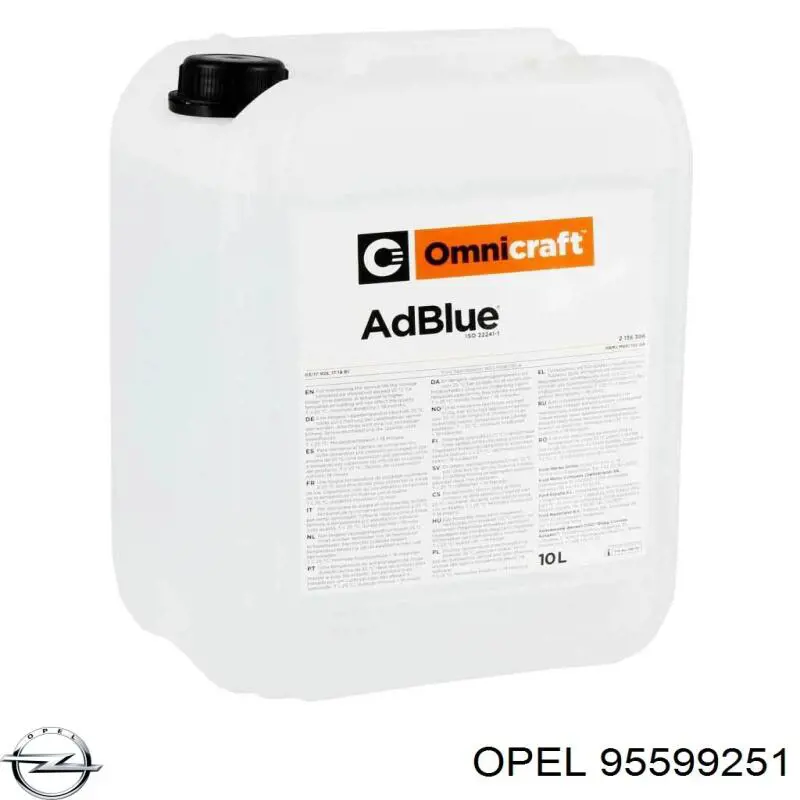 Fluido AD Blue, ureia 95599251 Opel