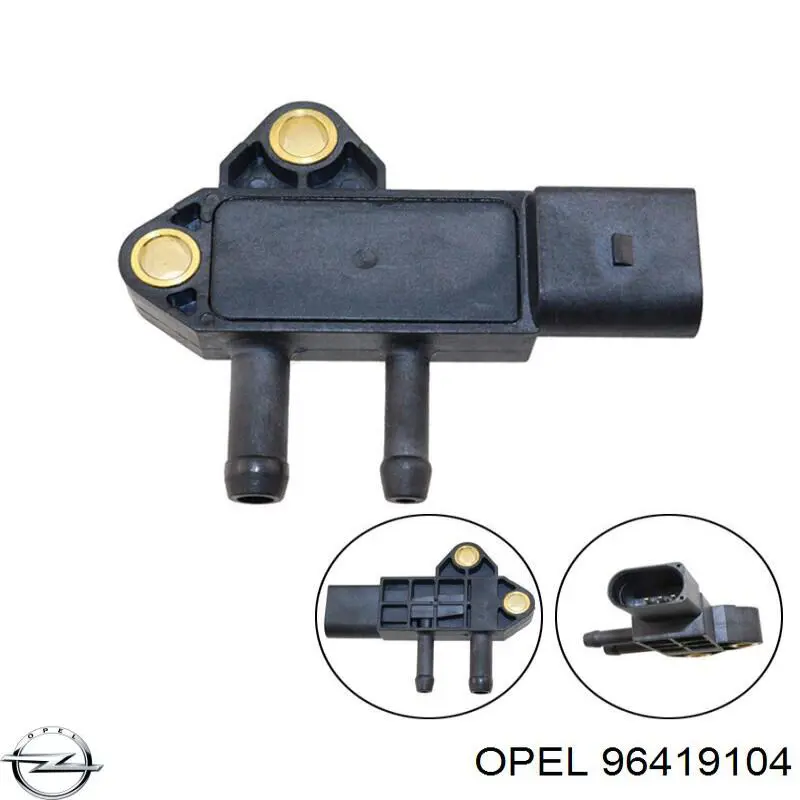 96419104 Opel Sensor de pressão dos gases de escape