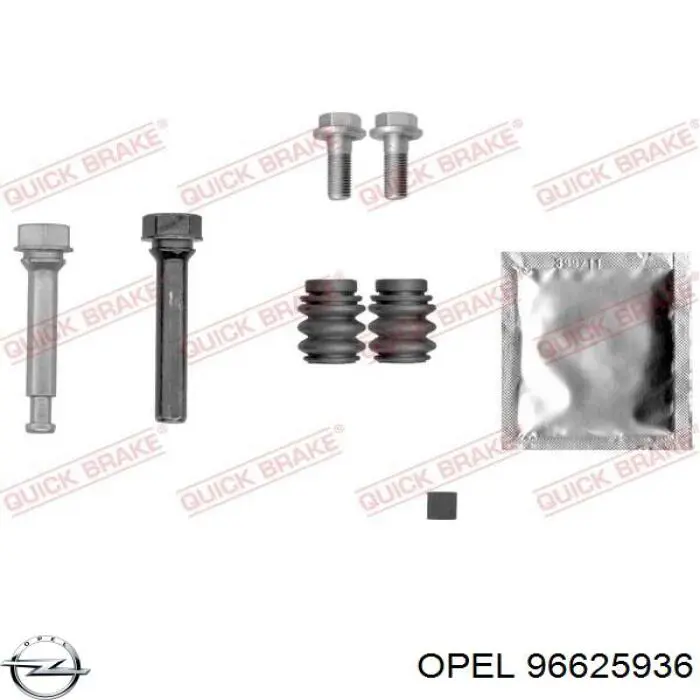 96625936 Opel Suporte do freio dianteiro esquerdo