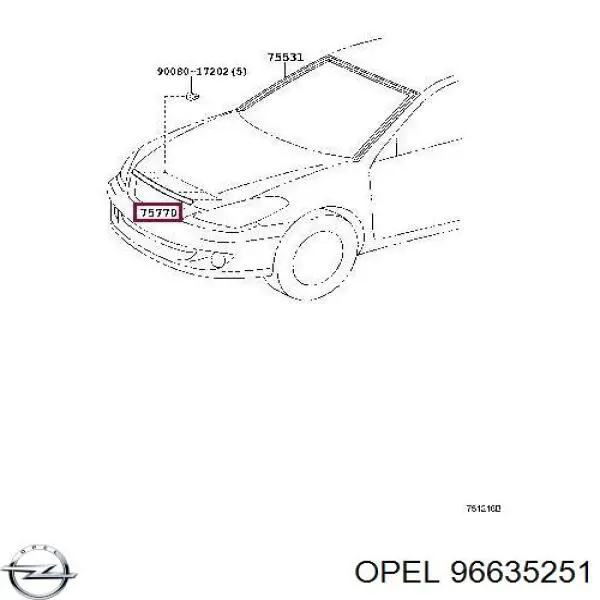 Compre Moldura da capota Chevrolet Epica 2