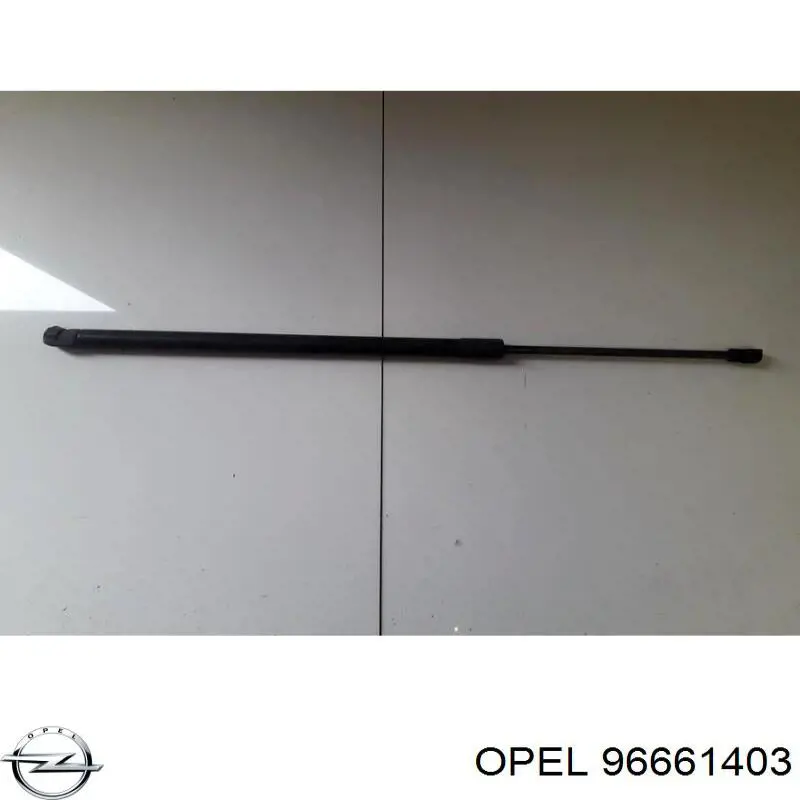 96661403 Opel Amortecedor de tampa de porta-malas (de 3ª/5ª porta traseira)