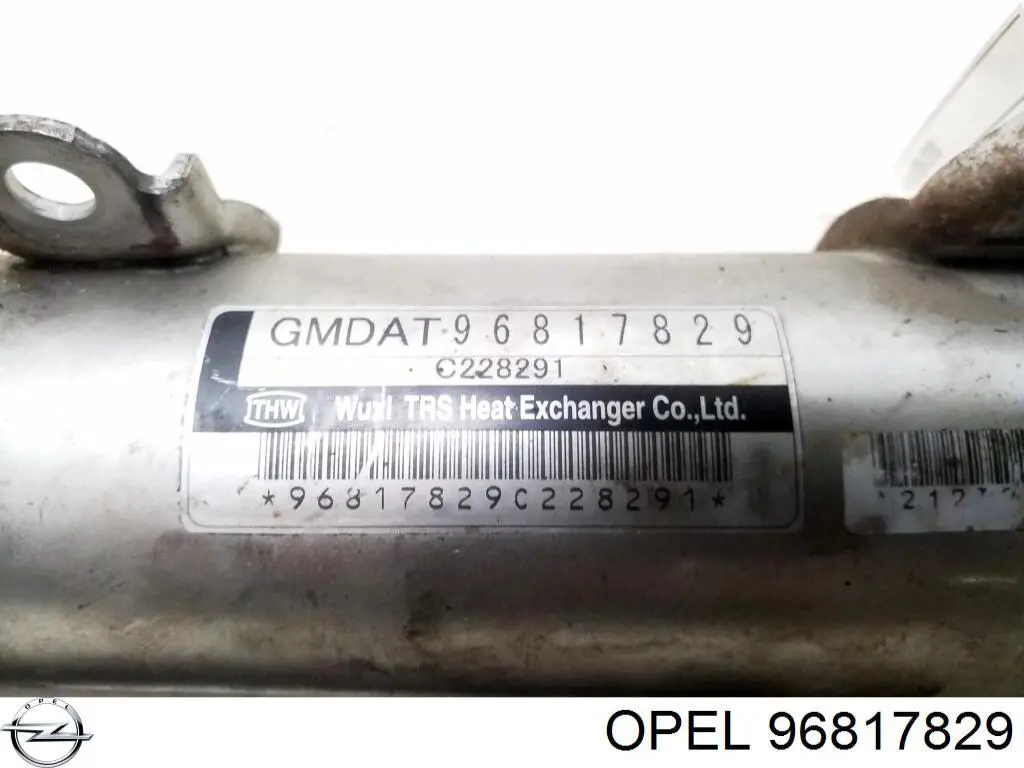 Compre 96817829 Opel Radiador do sistema EGR de recirculação dos gases de escape