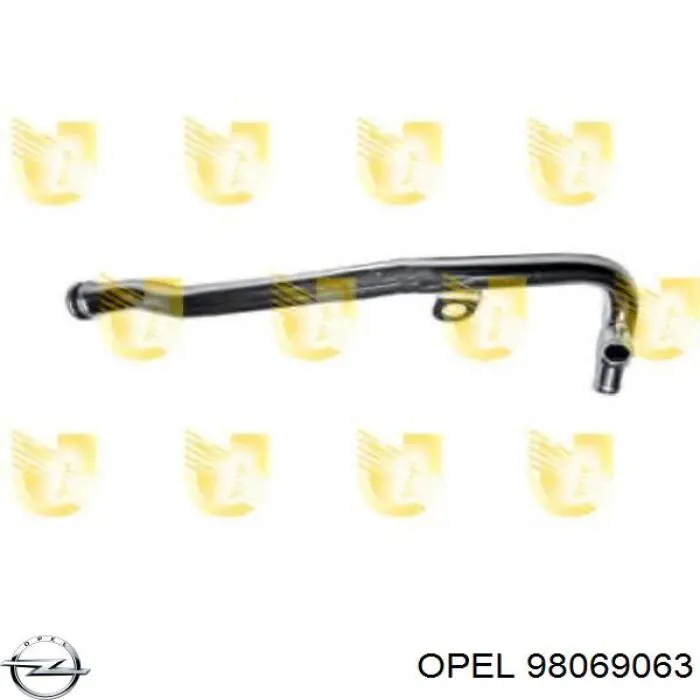 1338285 Opel Mangueira (cano derivado) do termostato
