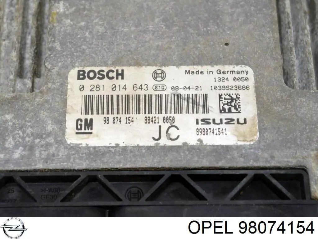  Opel 98074154 preço, a partir de 90,38 USD