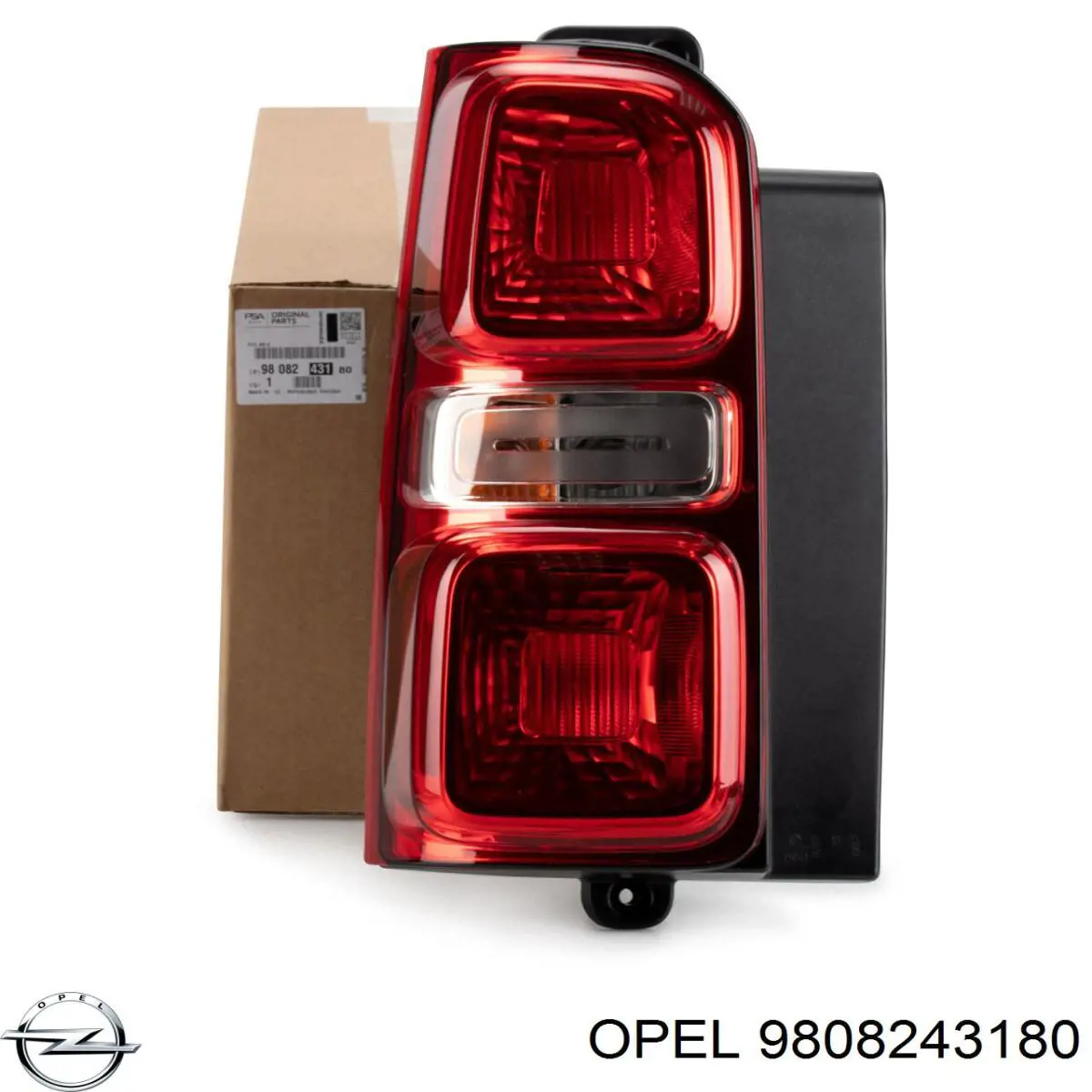 Lanterna traseira esquerda Toyota 9808243180