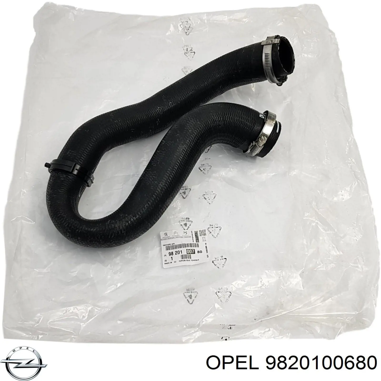 Mangueira (cano derivado) de intercooler Opel 9820100680 preço, a partir de 57,41 USD
