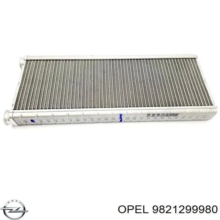 Radiador de forno (de aquecedor) Peugeot/Citroen 9821299980 preço, a partir de 58,10 USD