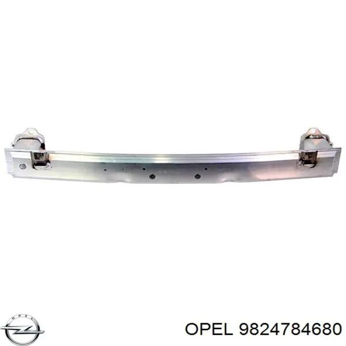 9824784680 Peugeot/Citroen Reforçador do pára-choque dianteiro