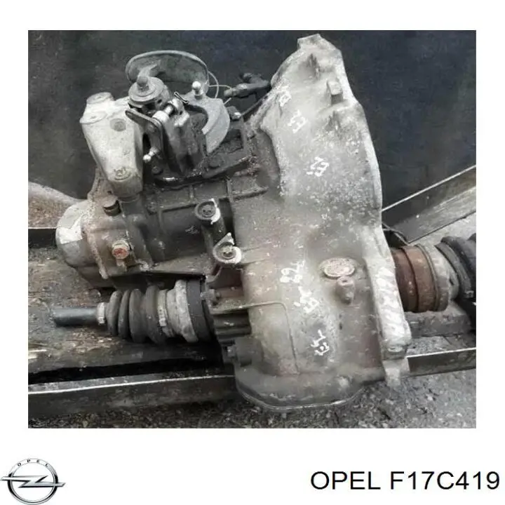 F17C419 Opel Caixa de Mudança montada (caixa mecânica de velocidades)