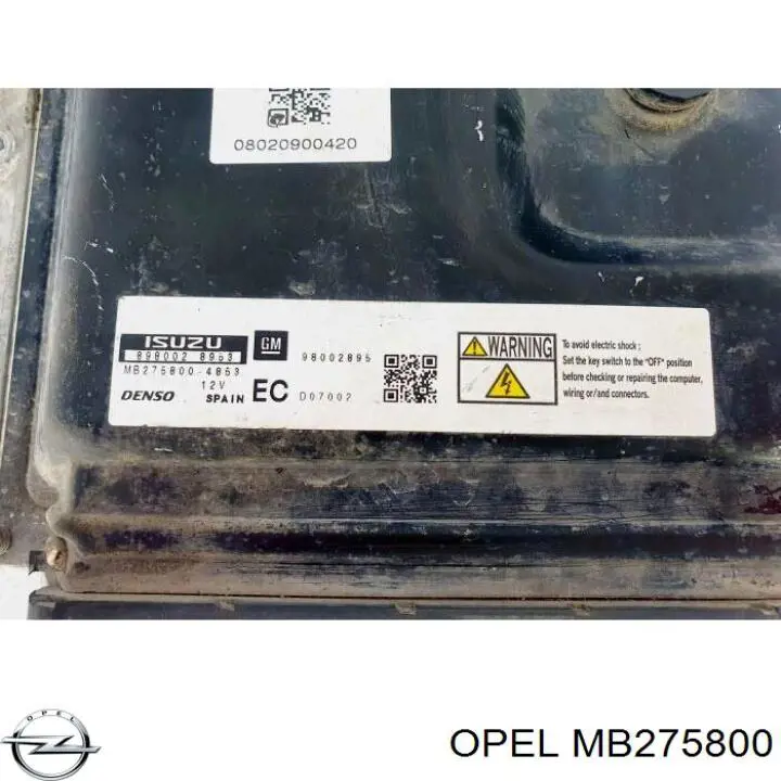 Módulo de direção (Centralina eletrônica) de motor Opel Zafira B A05