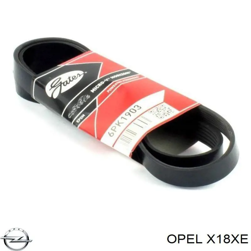 X18XE Opel Motor montado