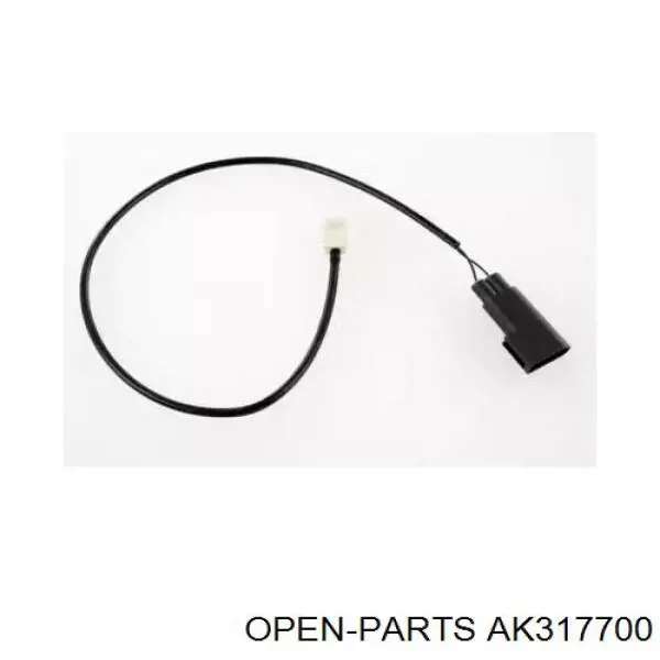 AK317700 Open Parts Sensor traseiro de desgaste das sapatas do freio