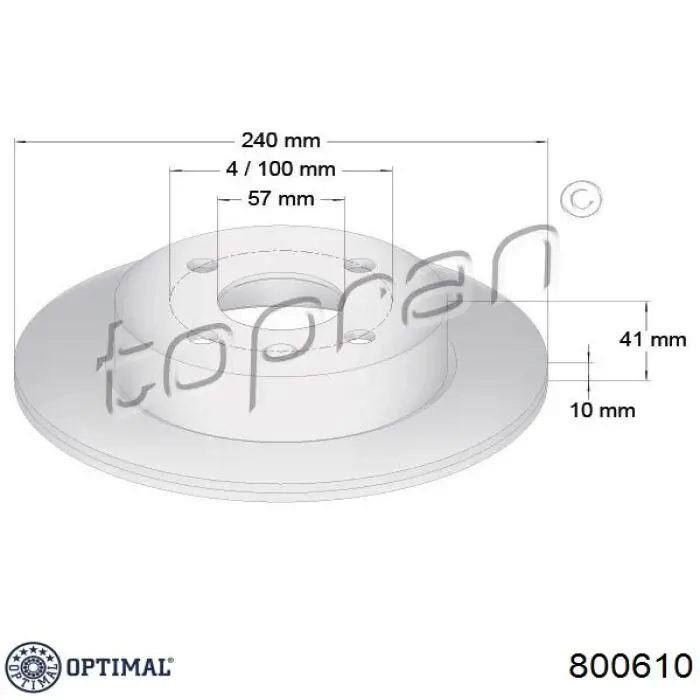 Compre 50533569 Fiat/Alfa/Lancia Cubo dianteiro