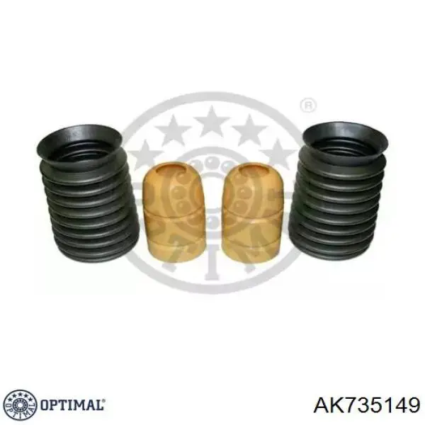 Pára-choque (grade de proteção) de amortecedor traseiro + bota de proteção Ford Sierra I GBC