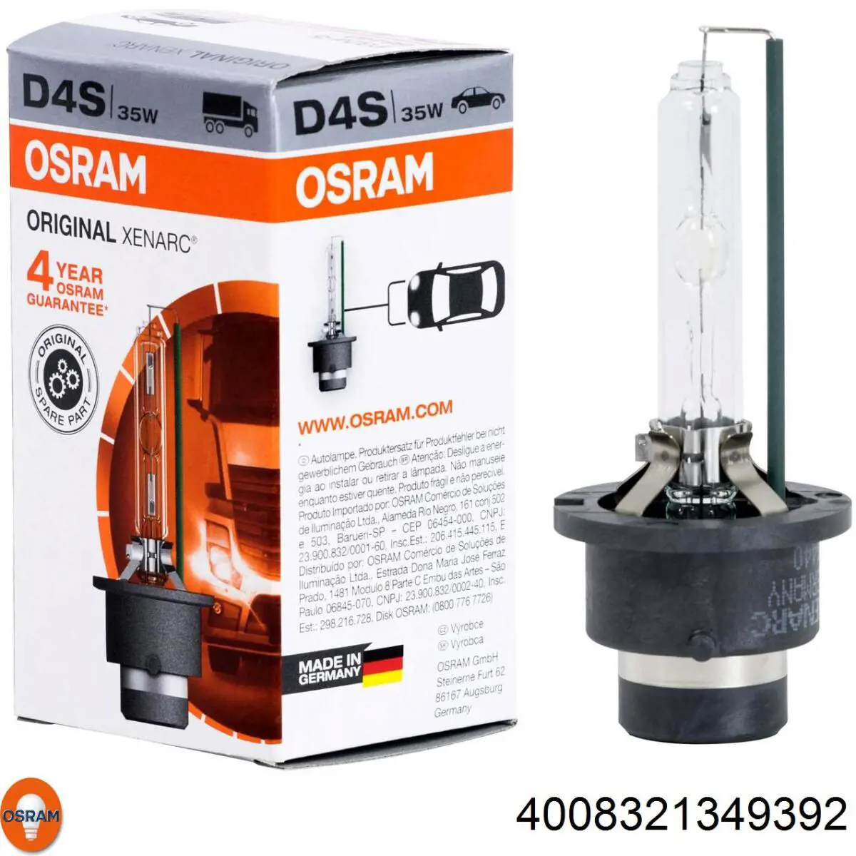 Compre 4008321349392 Osram Lâmpada de xénon
