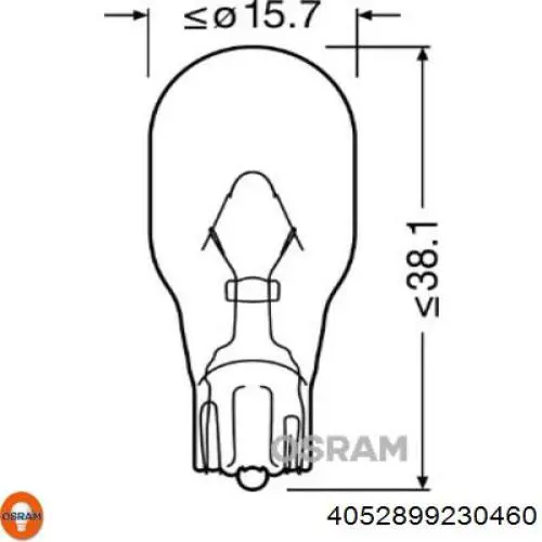 Lâmpada 4052899230460 Osram