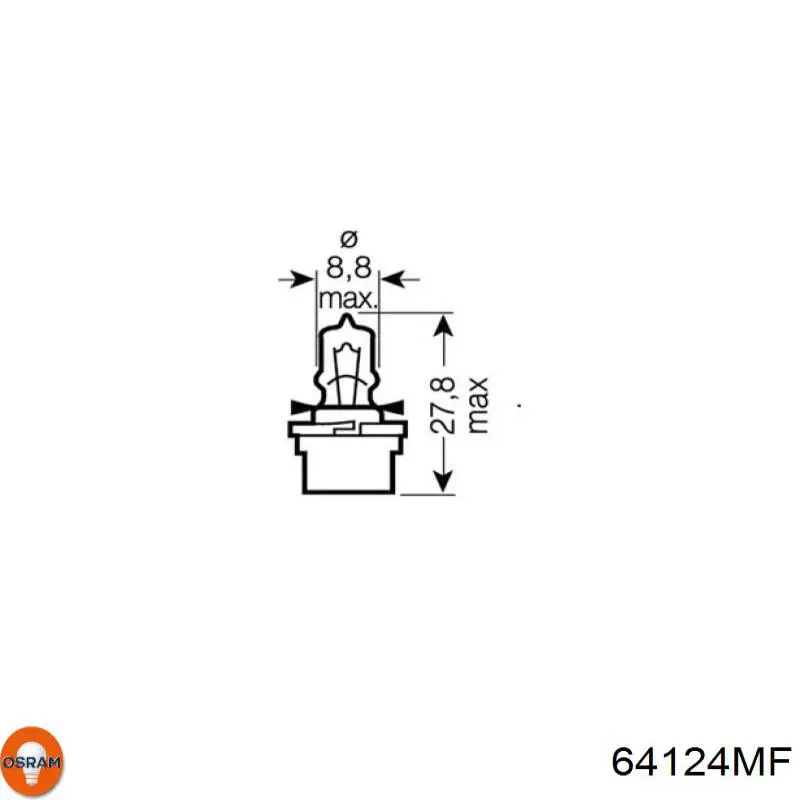Lâmpada Osram 64124MF preço, a partir de 5,88 USD