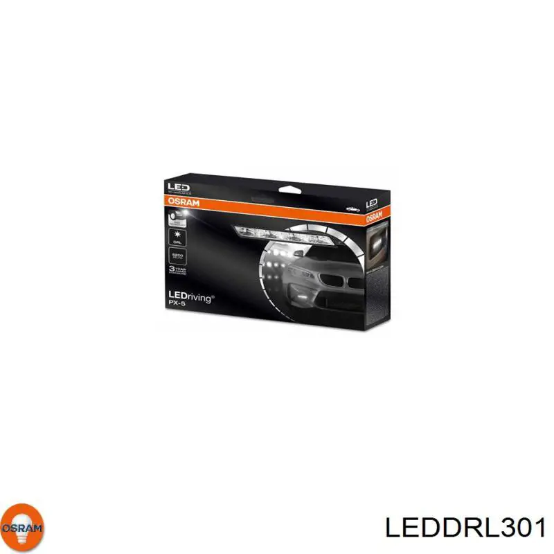 Luz (TUNING), kit de 2 un. LEDDRL301 Osram