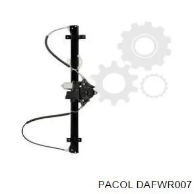 Mecanismo de acionamento de vidro da porta dianteira esquerda Pacol DAFWR007 preço, a partir de 105,42 USD