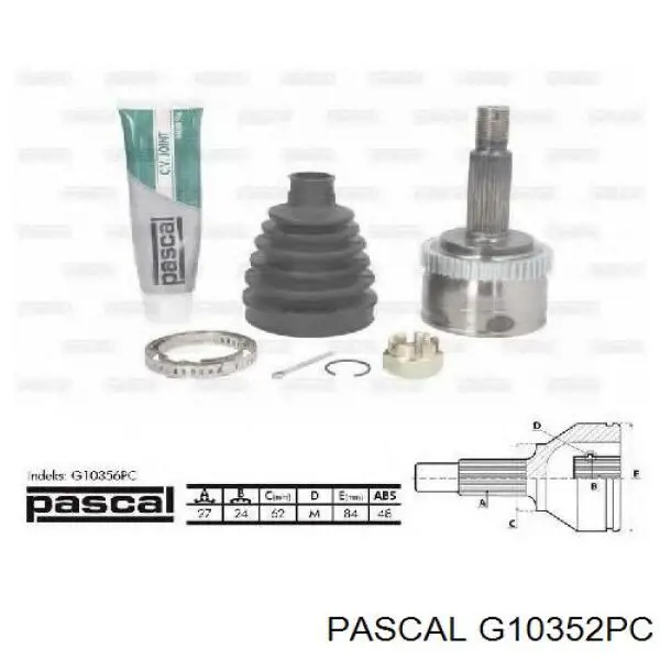 Junta homocinética externa dianteira Pascal G10352PC preço, a partir de 49,82 USD