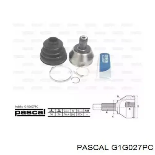 Junta homocinética externa dianteira Pascal G1G027PC preço, a partir de 43,33 USD