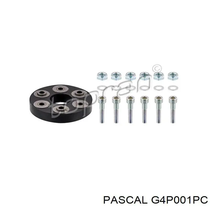 G4P001PC Pascal Junta homocinética interna, tripé